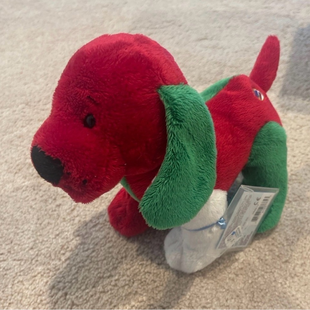 Plush Webkinz Jolly Holiday Puppy nwt with sealed code super ultra RARE